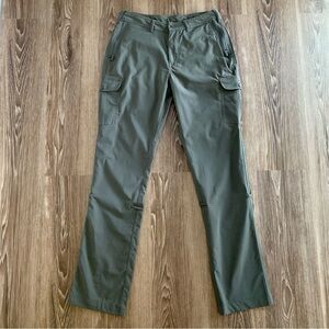 Clothing Arts Pick-Pocket Proof Travel Pants Cargo Womens 4 Gray Roll-Up Cuff